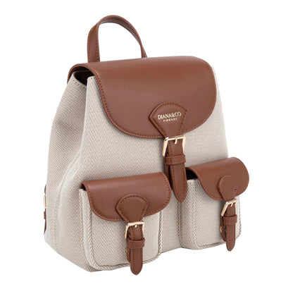 MOCHILA DE LONA PARA MUJER AMPLIA
